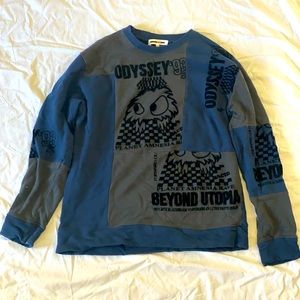 McQ Alexander McQueen Utopia / Planet amnesia crewneck sweater